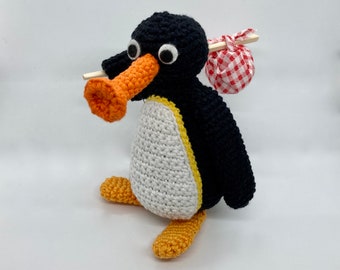 Amigurumi Digital Pattern - Pingu (En/Fr/De/Es)