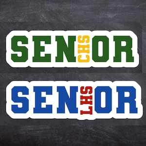 Senior sticker/Senior 2023 sticker/Class of 2023 sticker/water bottle sticker/laptop sticker/die cut sticker