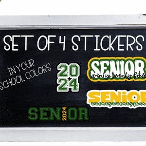 Senior sticker set/Senior 2025/2026 /Class of 2026 sticker/Class of 2027/Senior class/water bottle sticker/laptop sticker