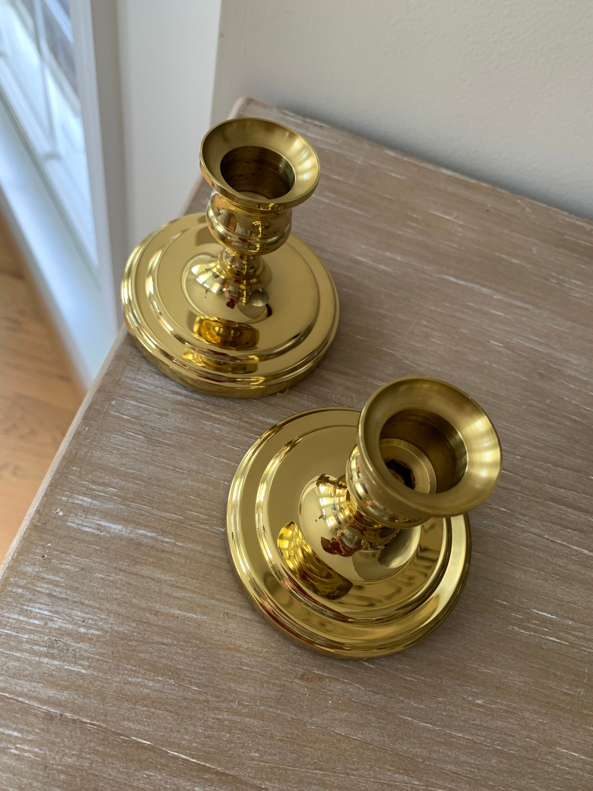 Vintage Baldwin Brass Candlesticks Etsy