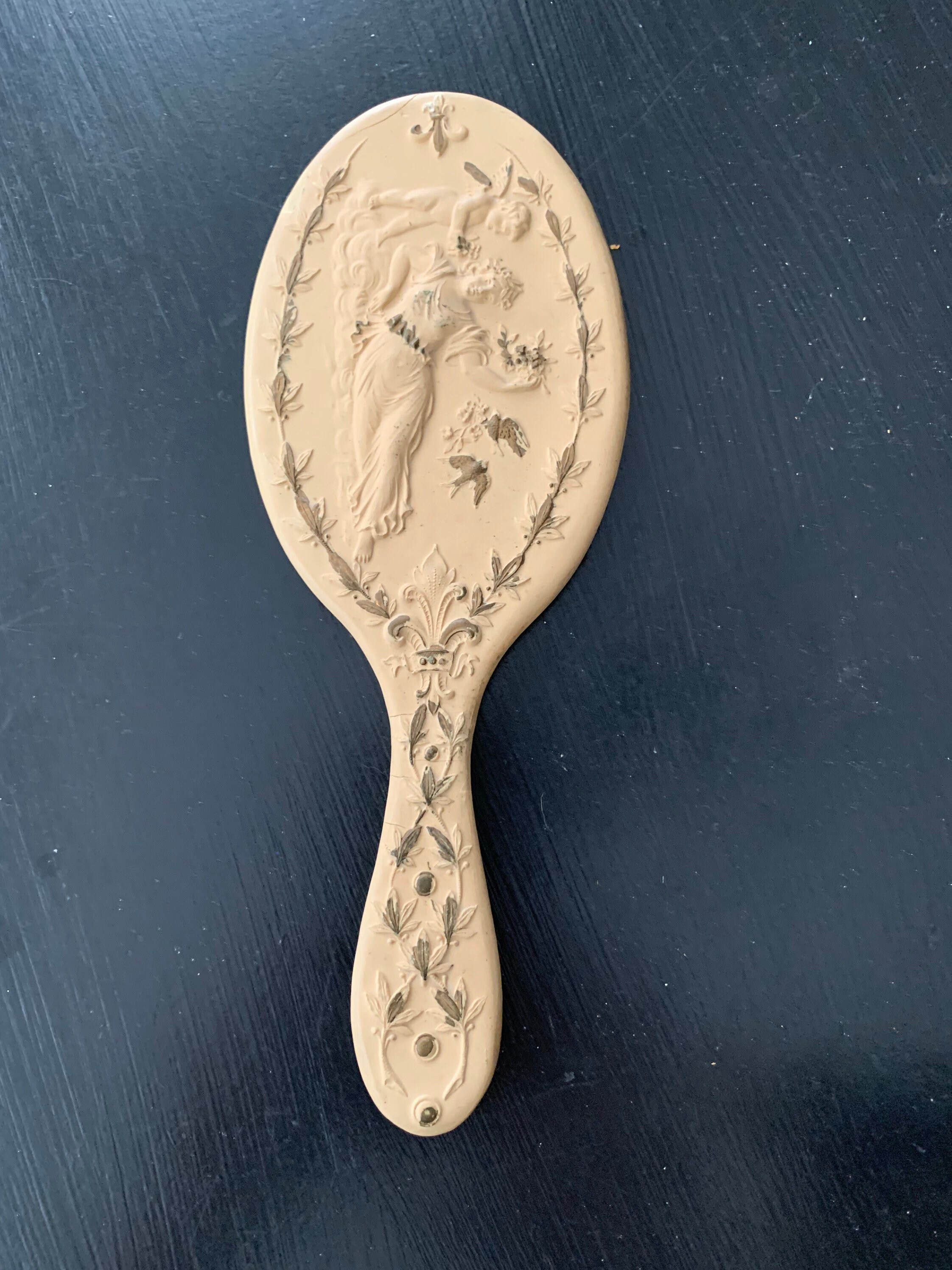 Antique Victorian Vanity Set With Celluloid Grooming Tools Etsy