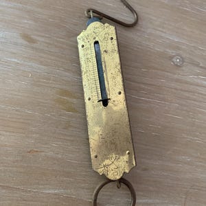 Antique Oxwall Fifty Pound Brass Scale