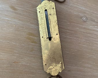 Antique Oxwall Fifty Pound Brass Scale