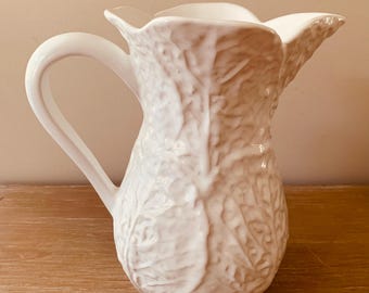 White Cabbage Leaf Pitcher