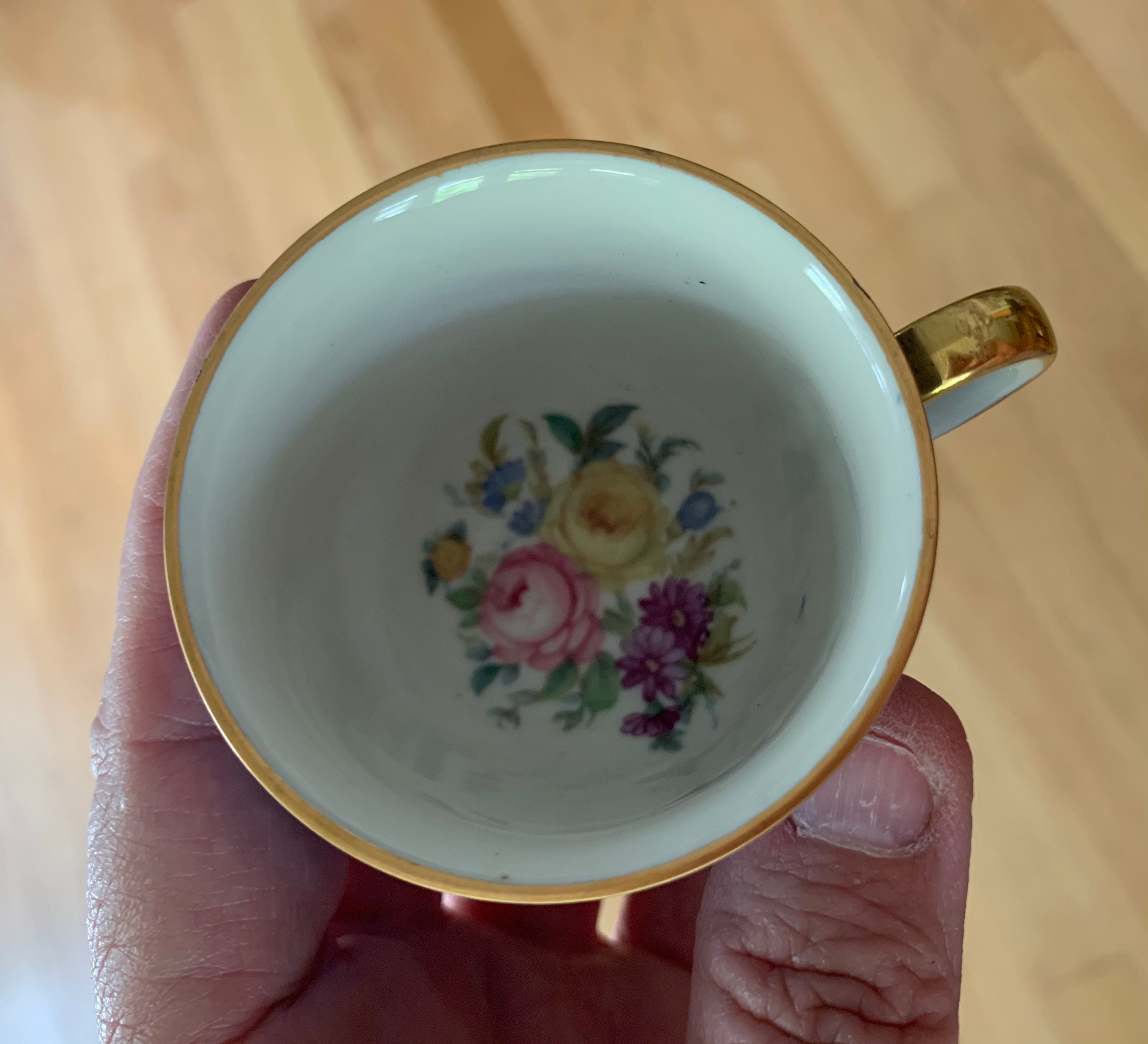 Antique Demitasse Cups and Saucers Etsy