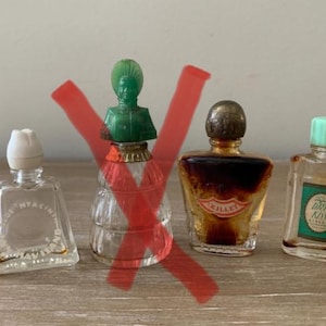 Choice of Miniature Vintage Perfume Bottles