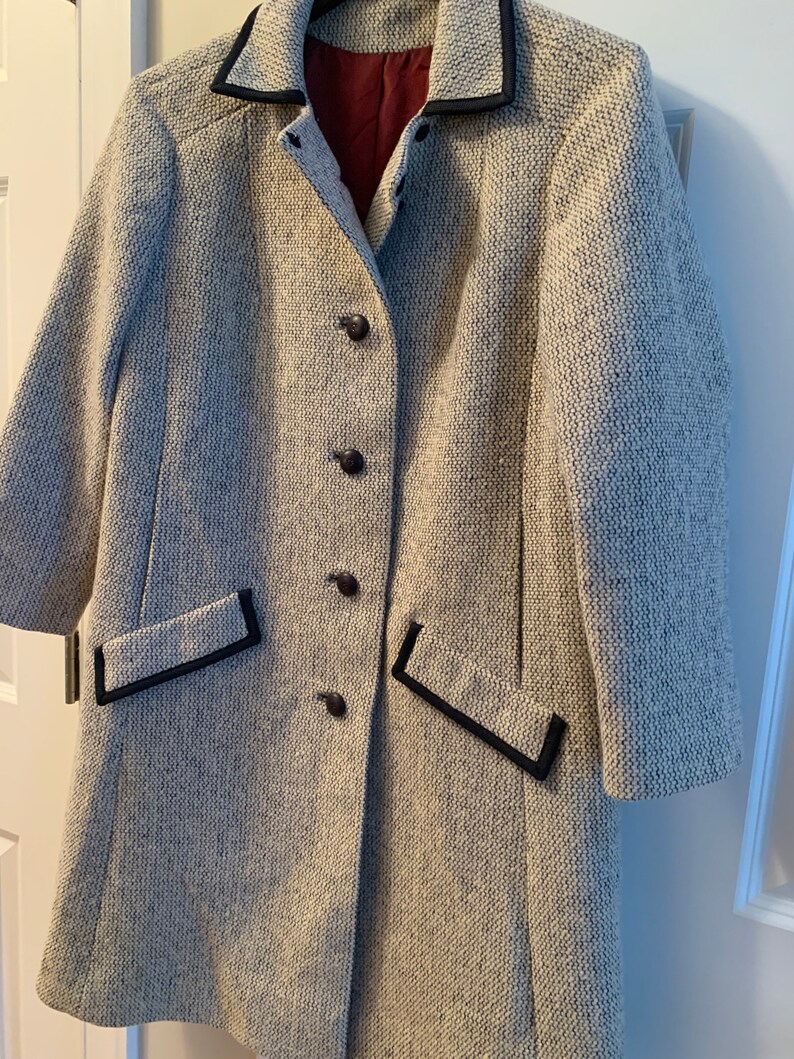Vintage A-line Wool Coat by Bromleigh of New York - Etsy