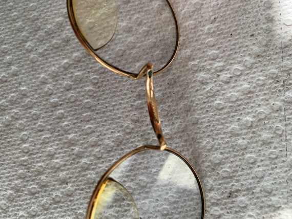 Antique Gold Filled Eye Glasses - image 2