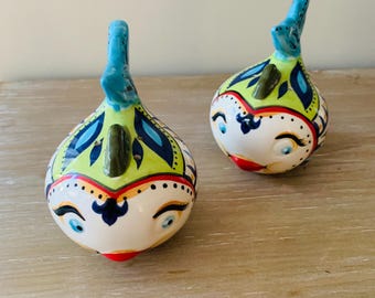 Boca Collection Whimsical Fish Salt and Pepper Shakers