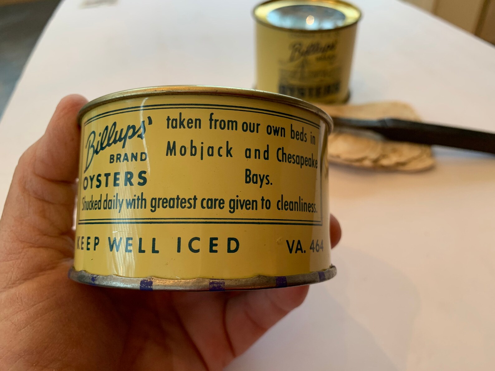 Oyster Tin Cans from Chesapeake Bay Billups Brand in Pint and Etsy
