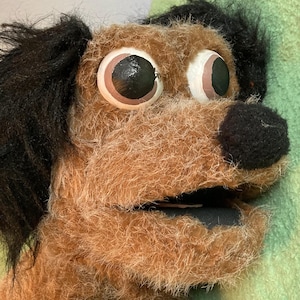 Dog Puppet, Hand Puppet. Muppet-style Mouth Puppet