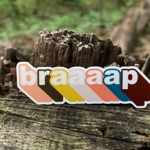 BRAP Sticker, Brap Brap, Braaap Sticker, Bike Sticker, dirt bike