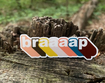 BRAP Sticker, Brap Brap, Braaap Sticker, Bike Sticker, dirt bike