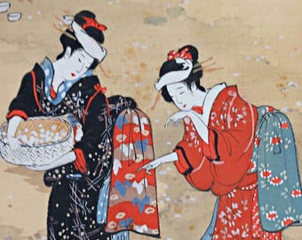 アンティーク中国山水画掛軸、漢字銘、掛軸 - Etsy 日本