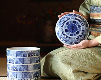 アンティーク古伊万里焼重箱：明治時代の重ね式弁当箱 - Etsy 日本