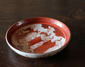 人気ランキング FINE! Plates Small Antique Japanese 5 of Set Meiji-edo 1800s 工芸品