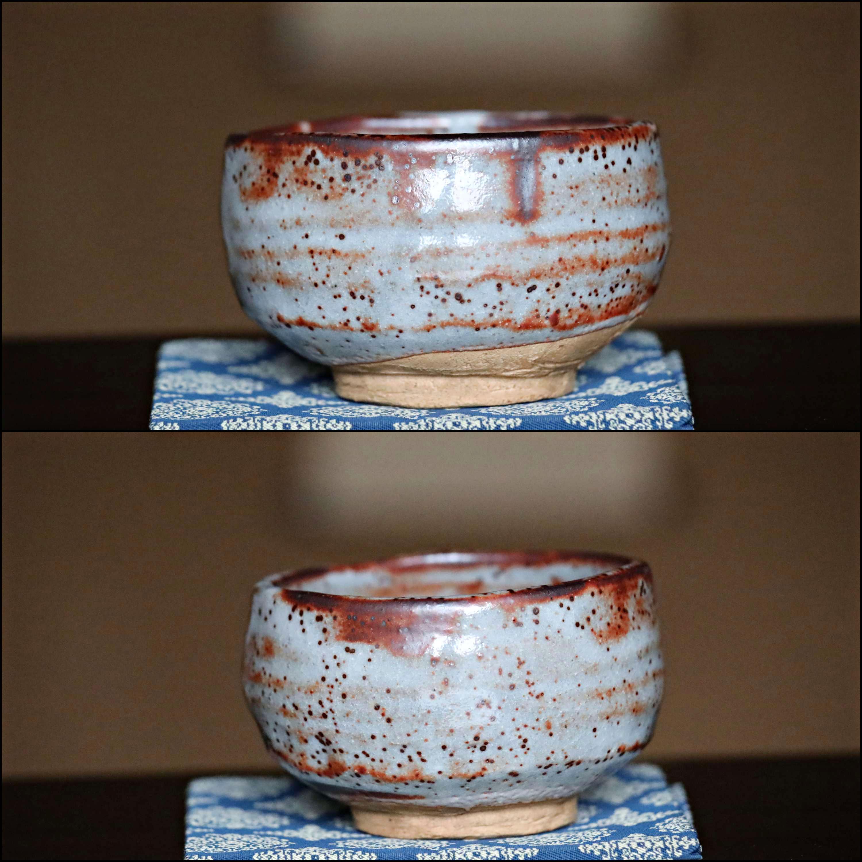 志野 - ヴィンテージ抹茶碗、日本の茶道用陶器、箱付き - Etsy 日本
