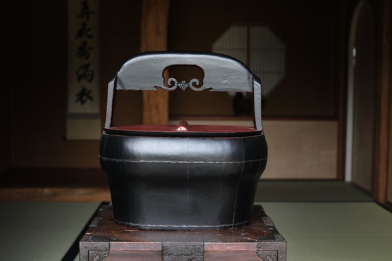 中国からのアンティーク木製バスケット Chinese wedding basket - Etsy 日本