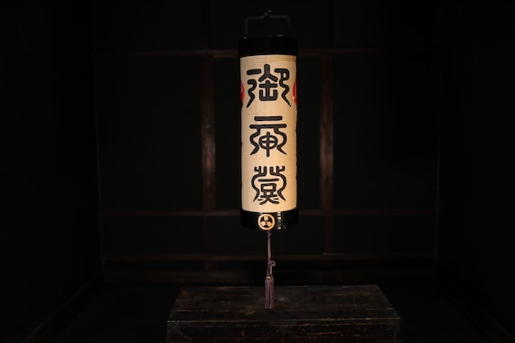 Early 19th Century Edo Period Japanese Carved Wood Temple Candle