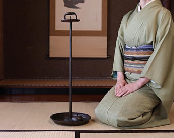 提灯 - アンティーク 日本製 青銅製 吊り灯籠 大型 仏壇用 吊灯籠