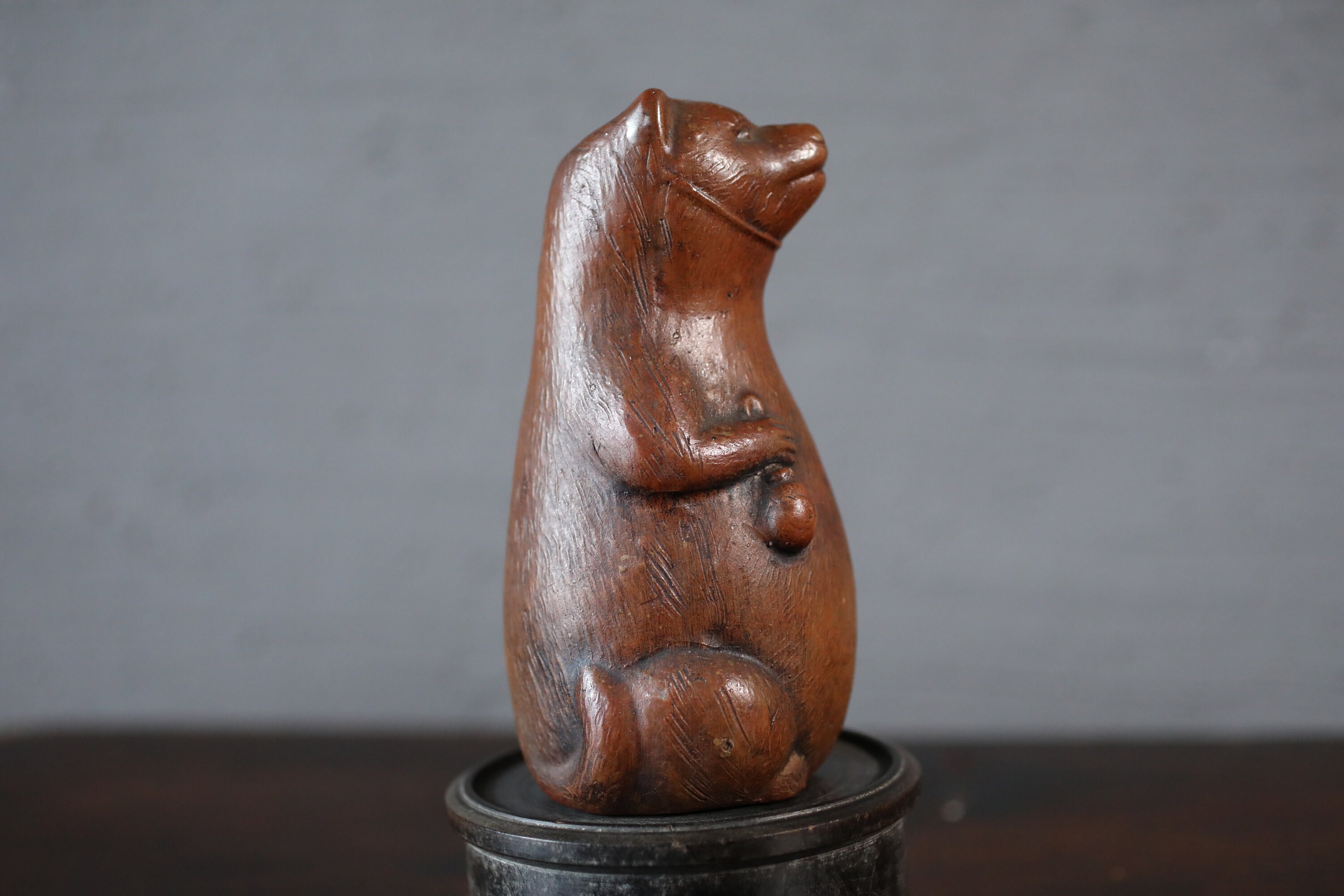 備前焼 - 江戸時代の狸模様の徳利（骨董品） - Etsy 日本