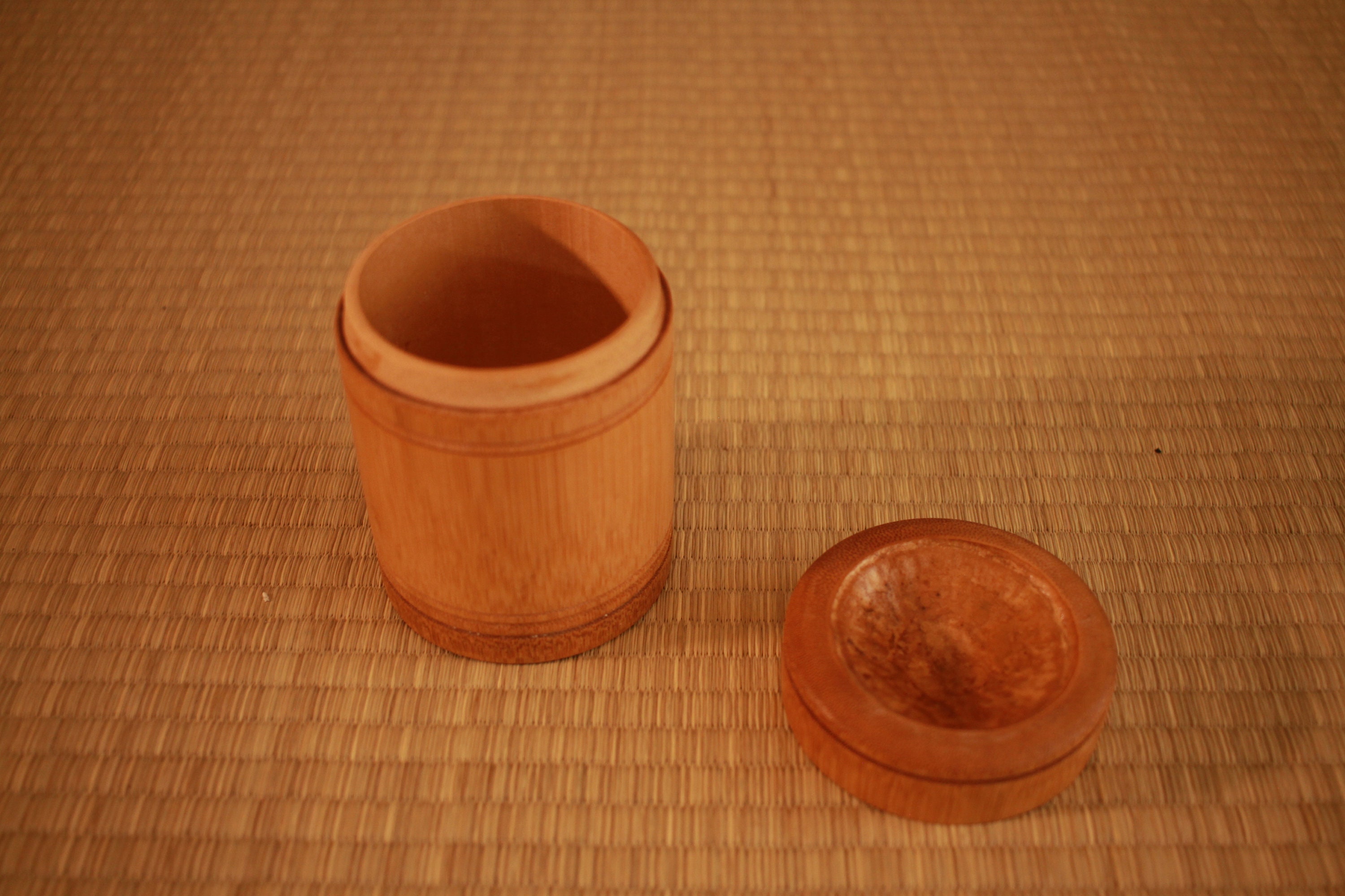 Japanese Tea Canister Storage Box Handmade bamboo /Tea Etsy