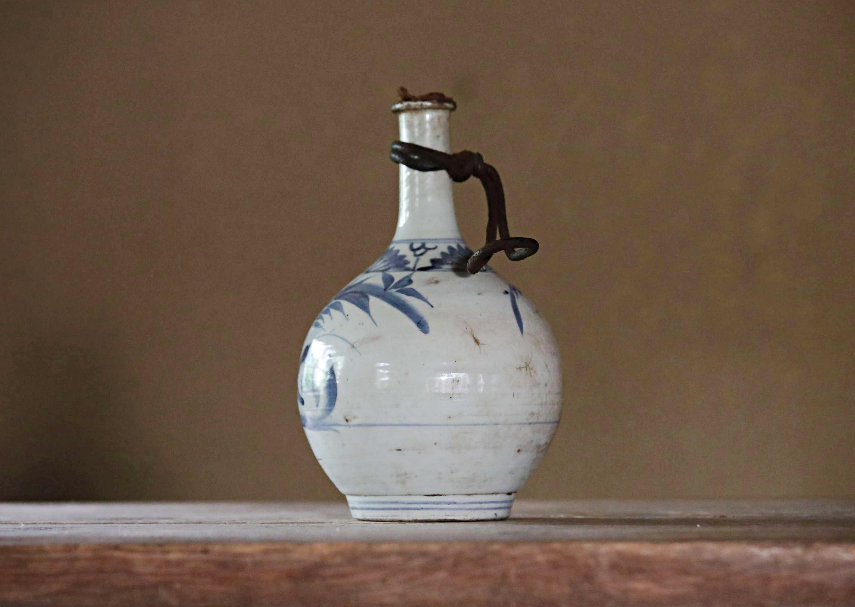 江戸時代 古伊万里 徳利 花瓶 藍染 花器 - Etsy 日本