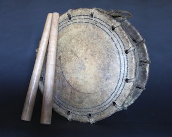 アンティーク 日本製 鼓 太鼓 能楽堂 1800 年代 手工芸楽器 - Etsy 日本