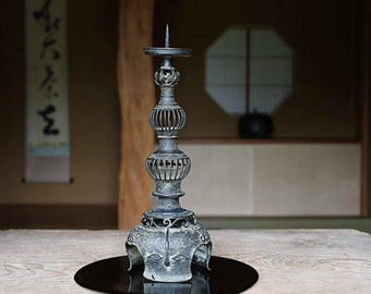 提灯 - アンティーク 日本製 青銅製 吊り灯籠 大型 仏壇用 吊灯籠
