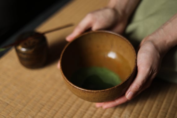 Ceramic Matcha Tea Bowl, traditional tea ceremony Tea Cup