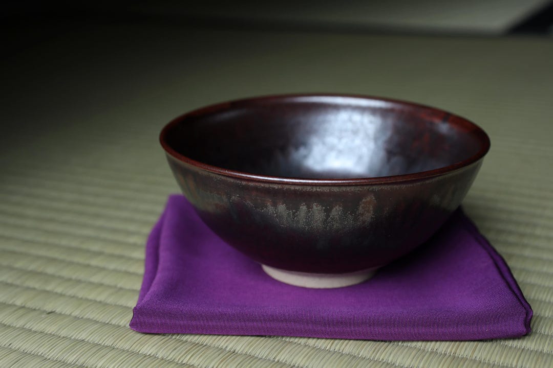 高取焼のヴィンテージ抹茶碗、銘入り茶道陶器、箱付き - Etsy 日本