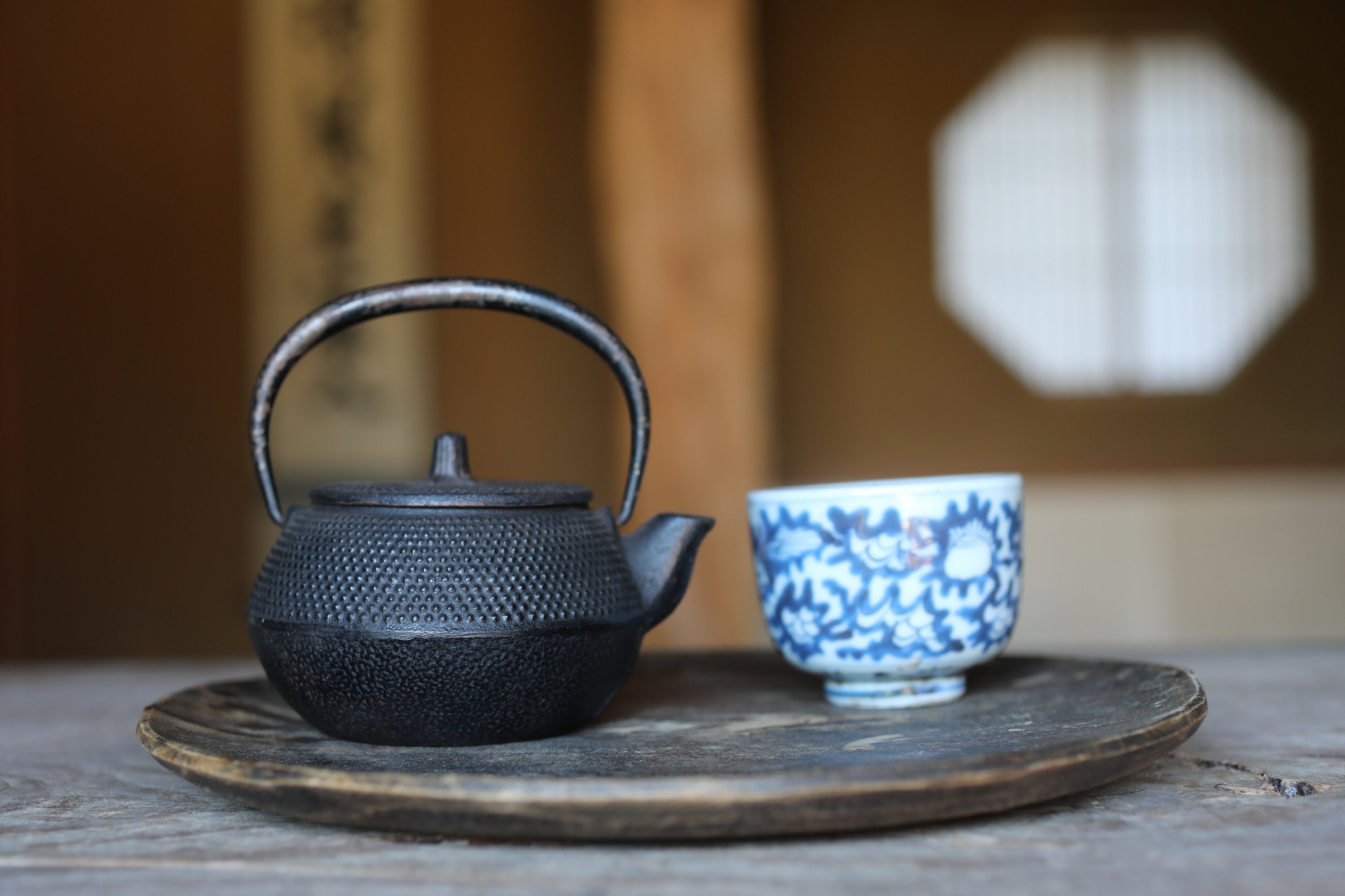 Japanese Vintage Small Cast Iron Kettle Nambu Tekki Tetsubin