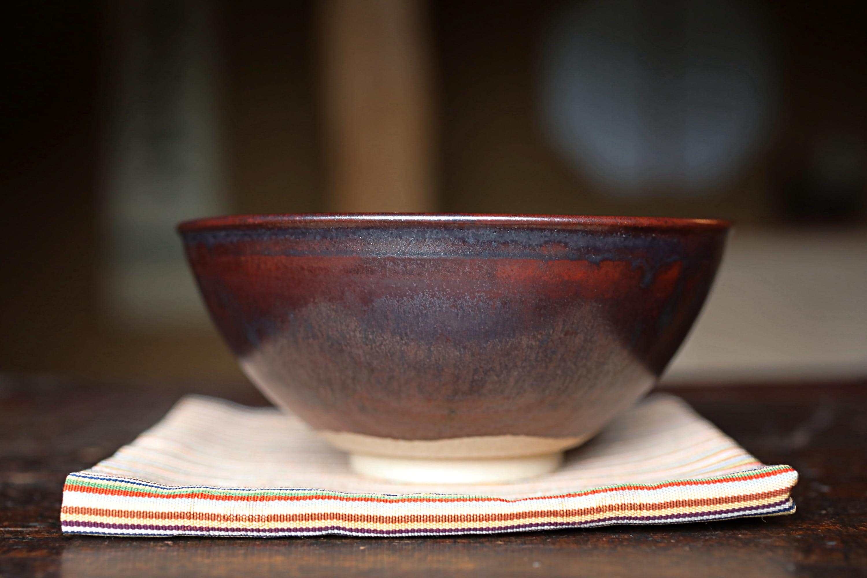 高取焼のヴィンテージ抹茶碗、銘入り茶道陶器、箱付き - Etsy 日本