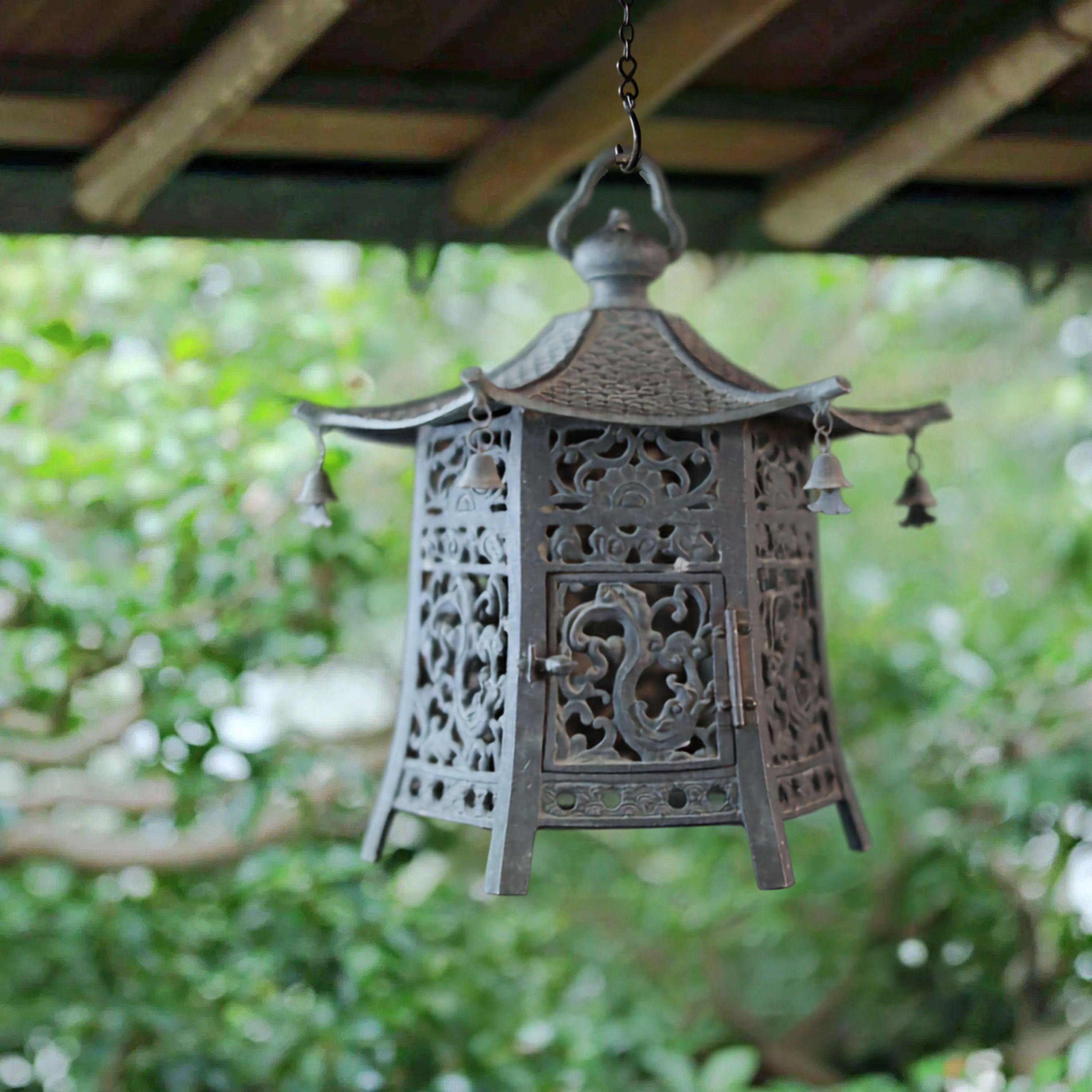 Antique Japanese Bronze Lamp - Etsy