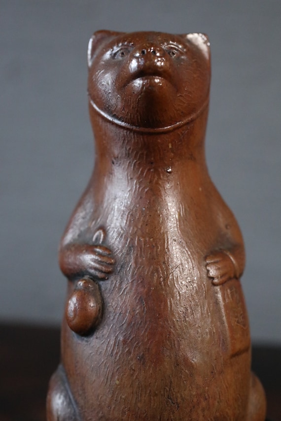 江戸時代の備前焼狸模様徳利（骨董品） - Etsy 日本