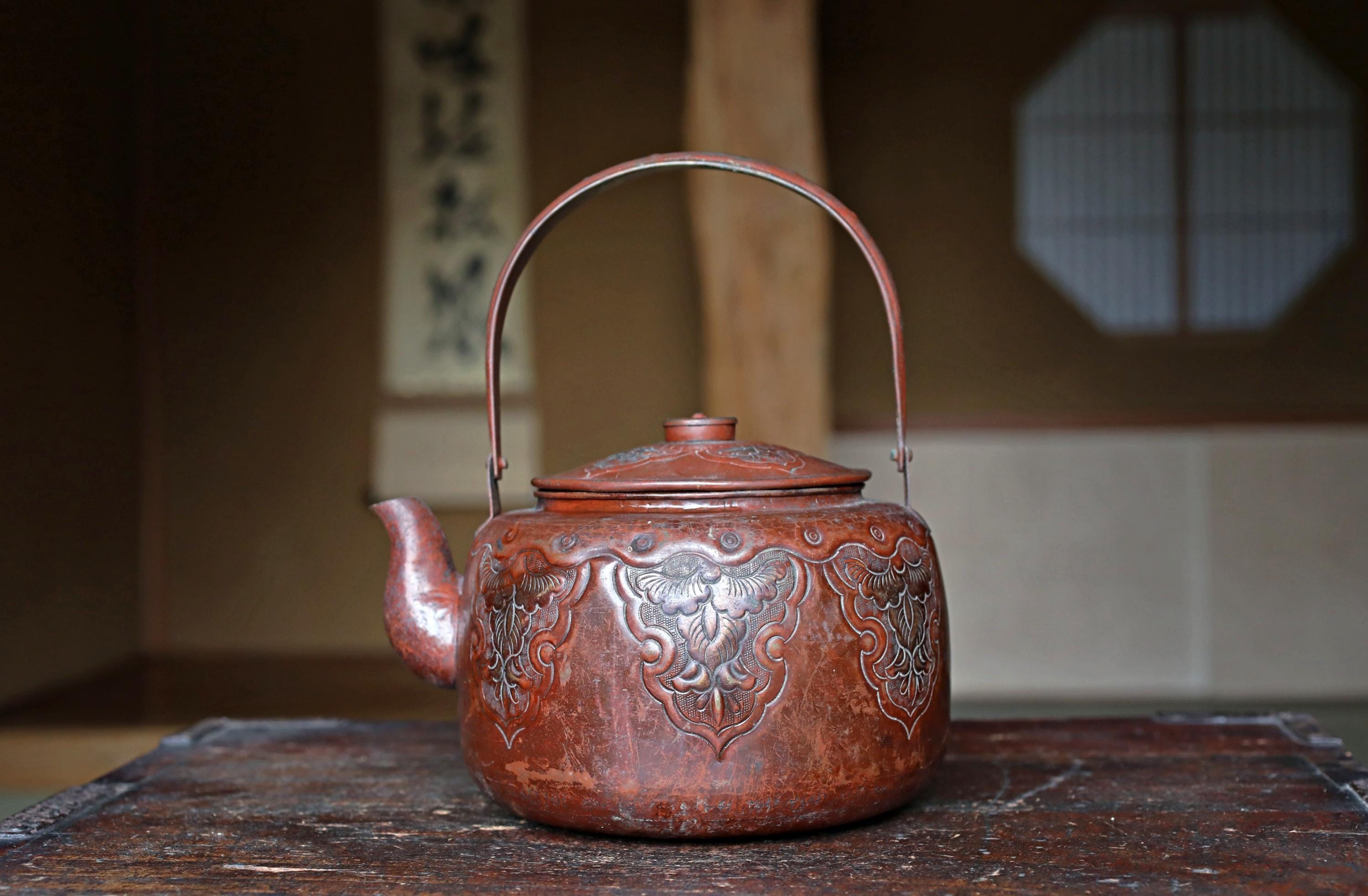 日本 古道具銅のやかん銅器の茶壺（急須） il_fullxfull.6732380224_6z4m.jpg