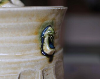 水指 - 銘入り蓋付き黄瀬戸壺（ヴィンテージ） - Etsy 日本