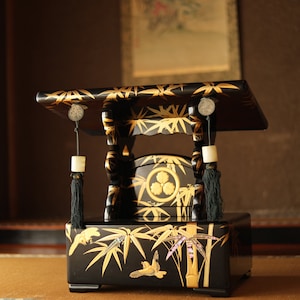 Rare!japanese Antique Furniture Lacquer MAKIE Bookrest Rare!japanese Antique Furniture Lacquer MAKIE Bookrest
