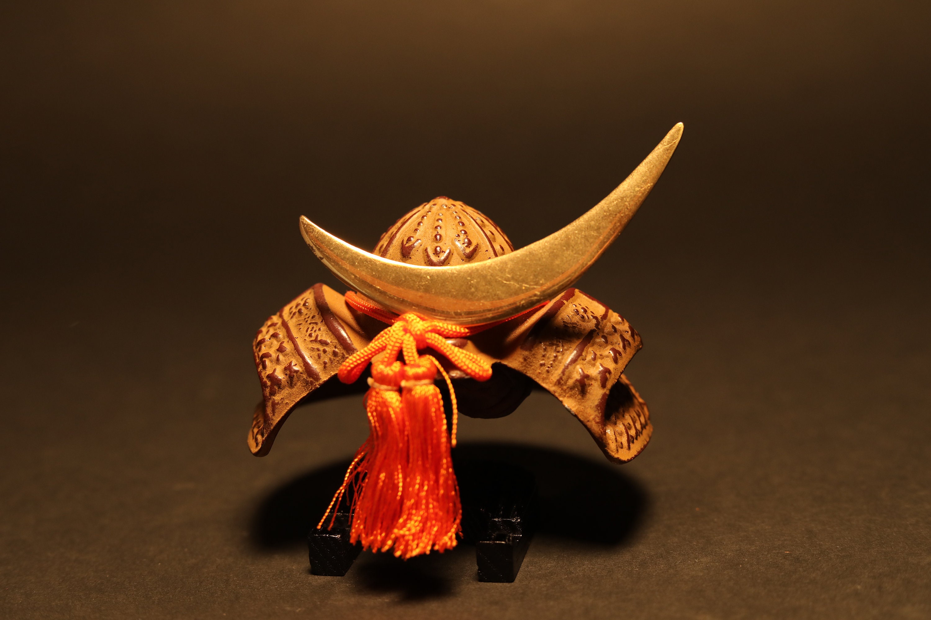 Japanese Small SAMURAI Helmet Cast Iron Miniature Figurine of Etsy UK