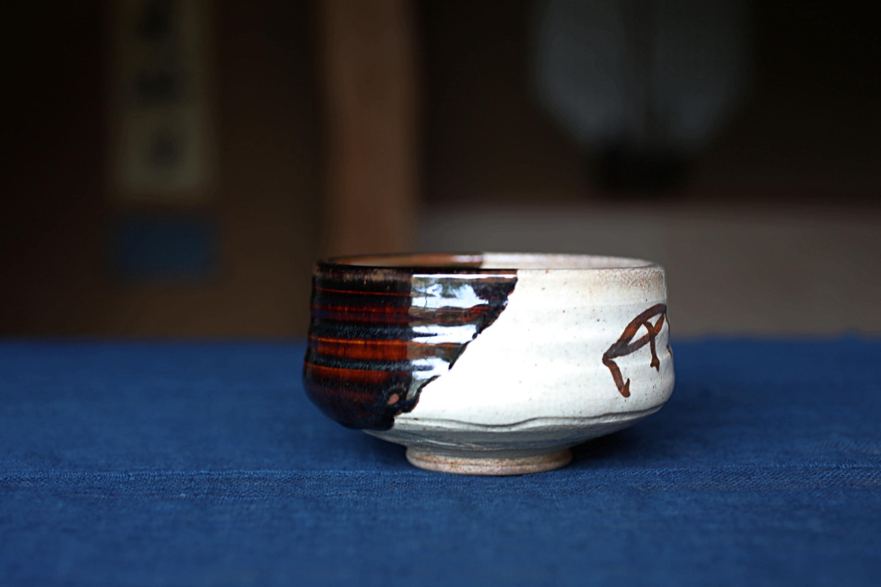 織部焼 アンティーク抹茶碗 茶道用 サイン入り - Etsy 日本