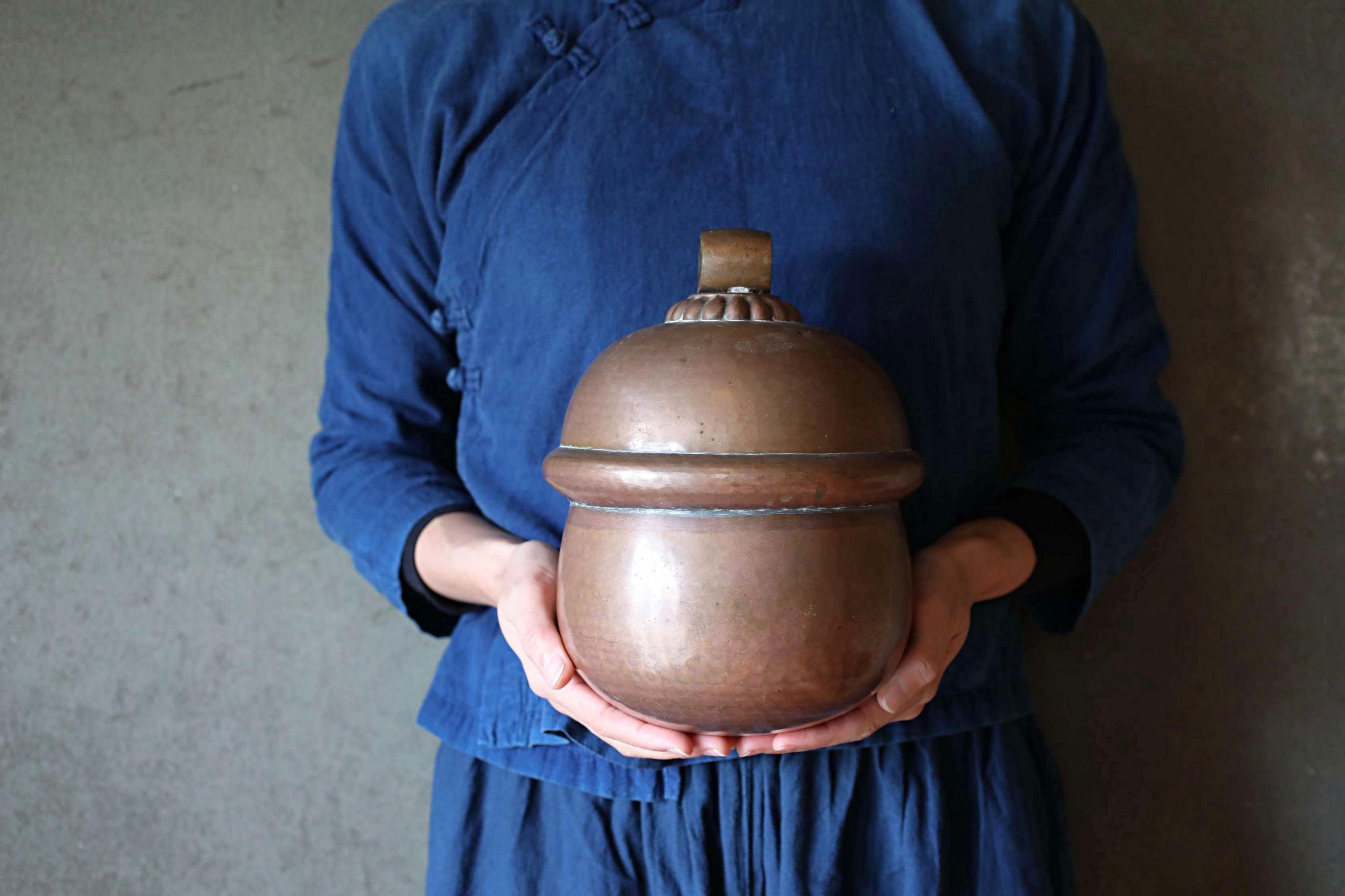 風鈴 CHINESE IRON BALL Large 19th C. Japanese Iron Suzu Bell for Shinto Shrine sold at