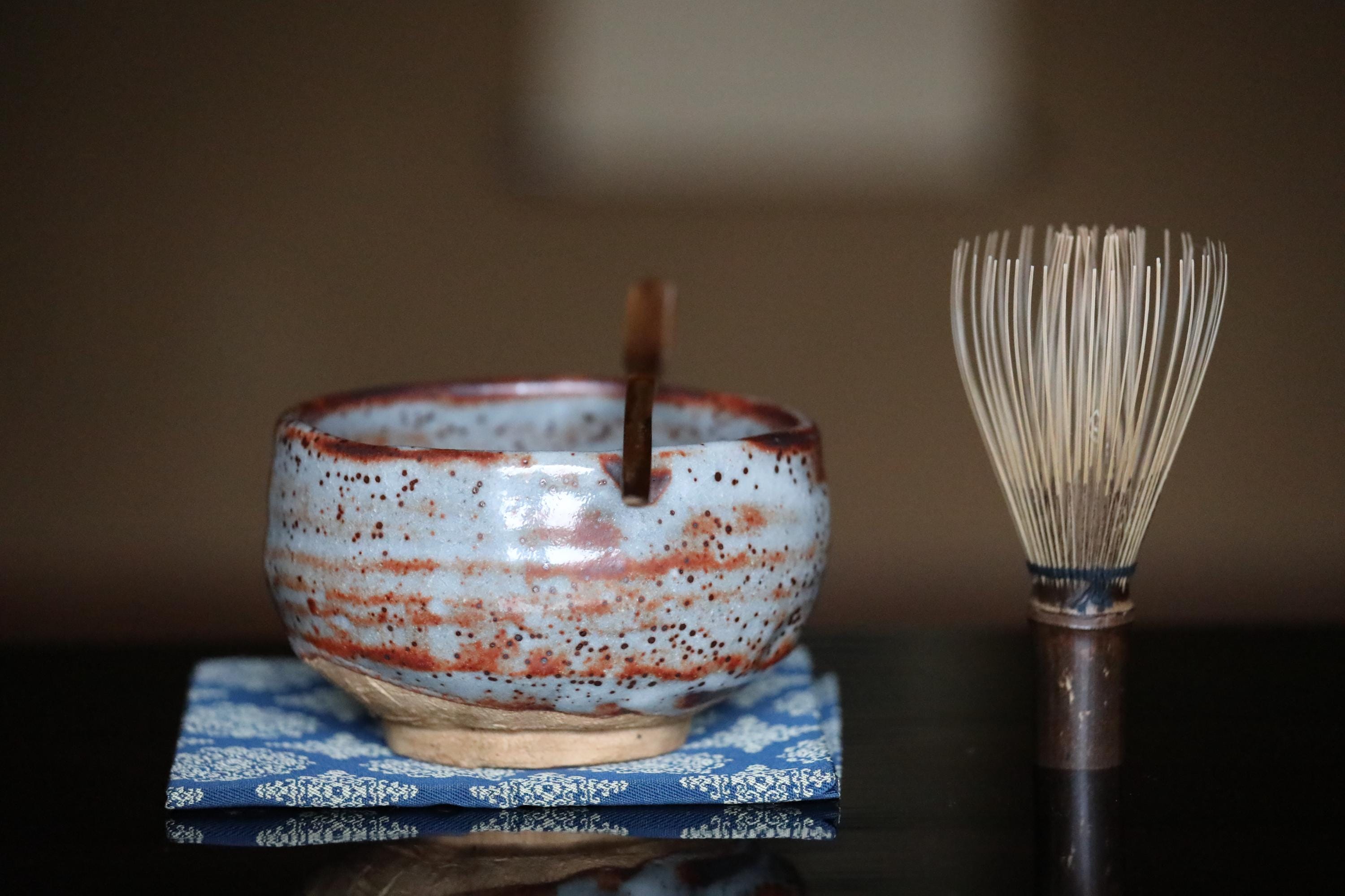 志野 - ヴィンテージ抹茶碗、日本の茶道用陶器、箱付き - Etsy 日本