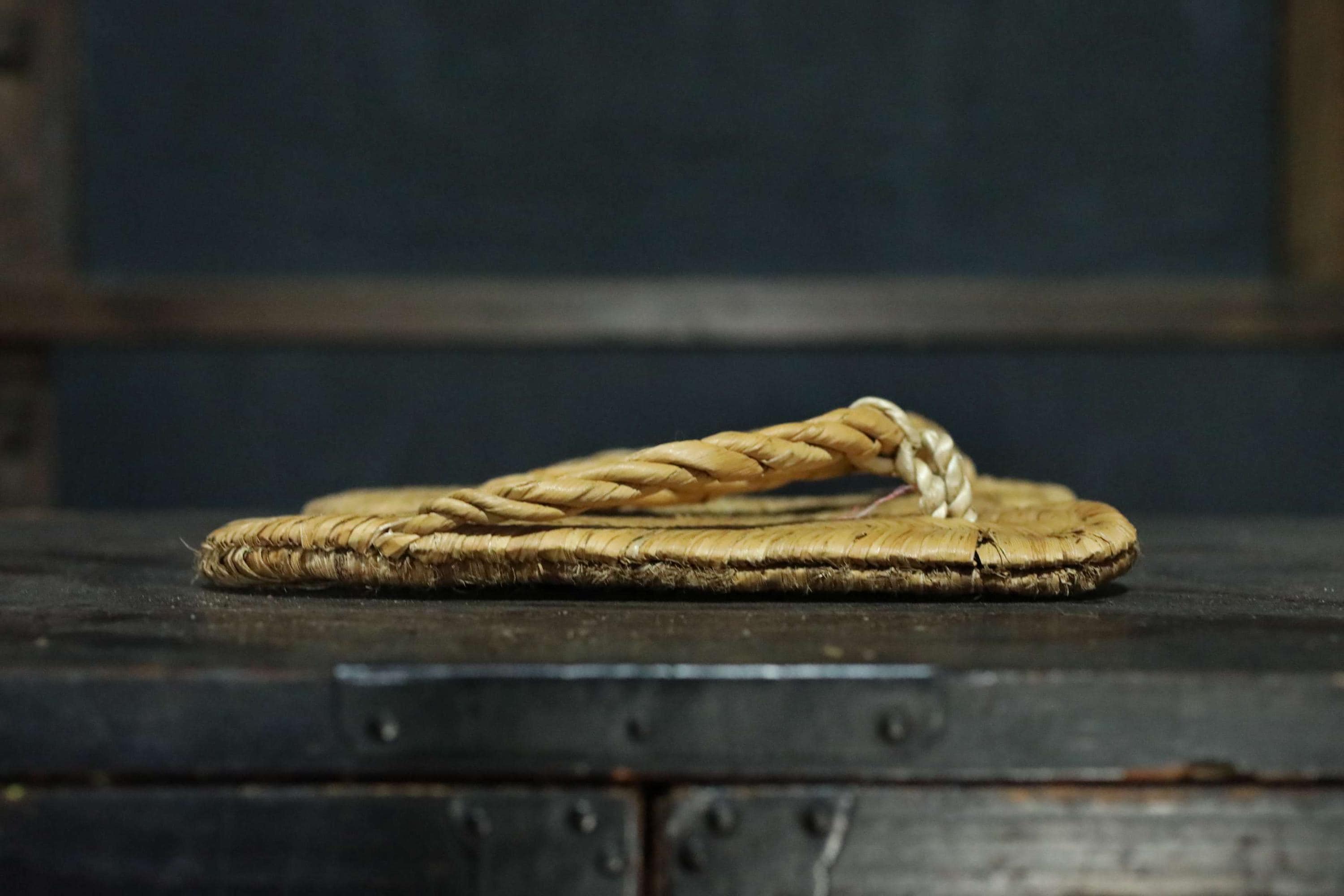 Zori- Vintage Japanese Straw Sandals, Tea Ceremony Kimono Slippers