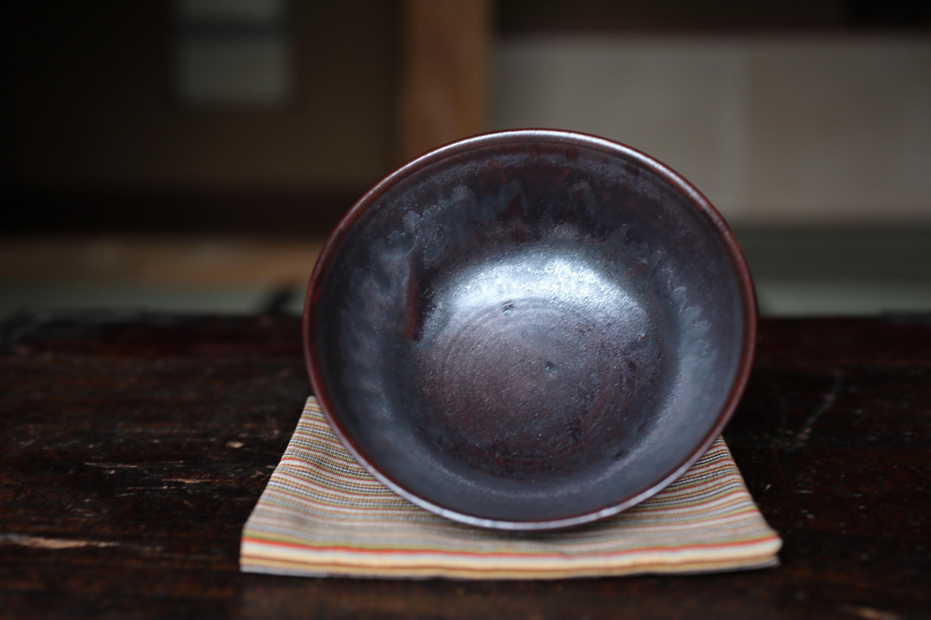 茶道具 高取焼 茶碗 陶印あり 仕覆・時代箱付 V R7029 高取焼の