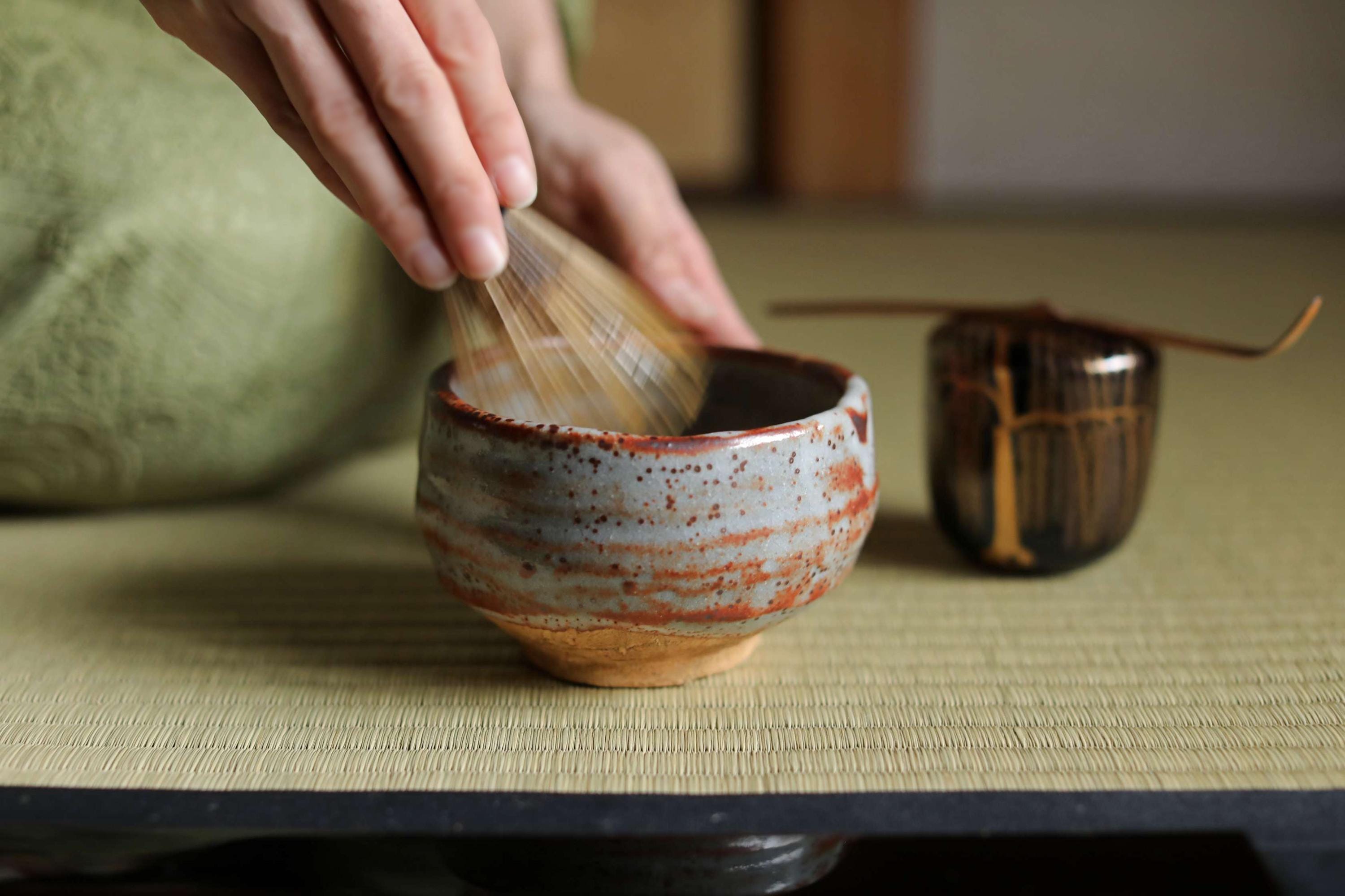 志野 - ヴィンテージ抹茶碗、日本の茶道用陶器、箱付き - Etsy 日本