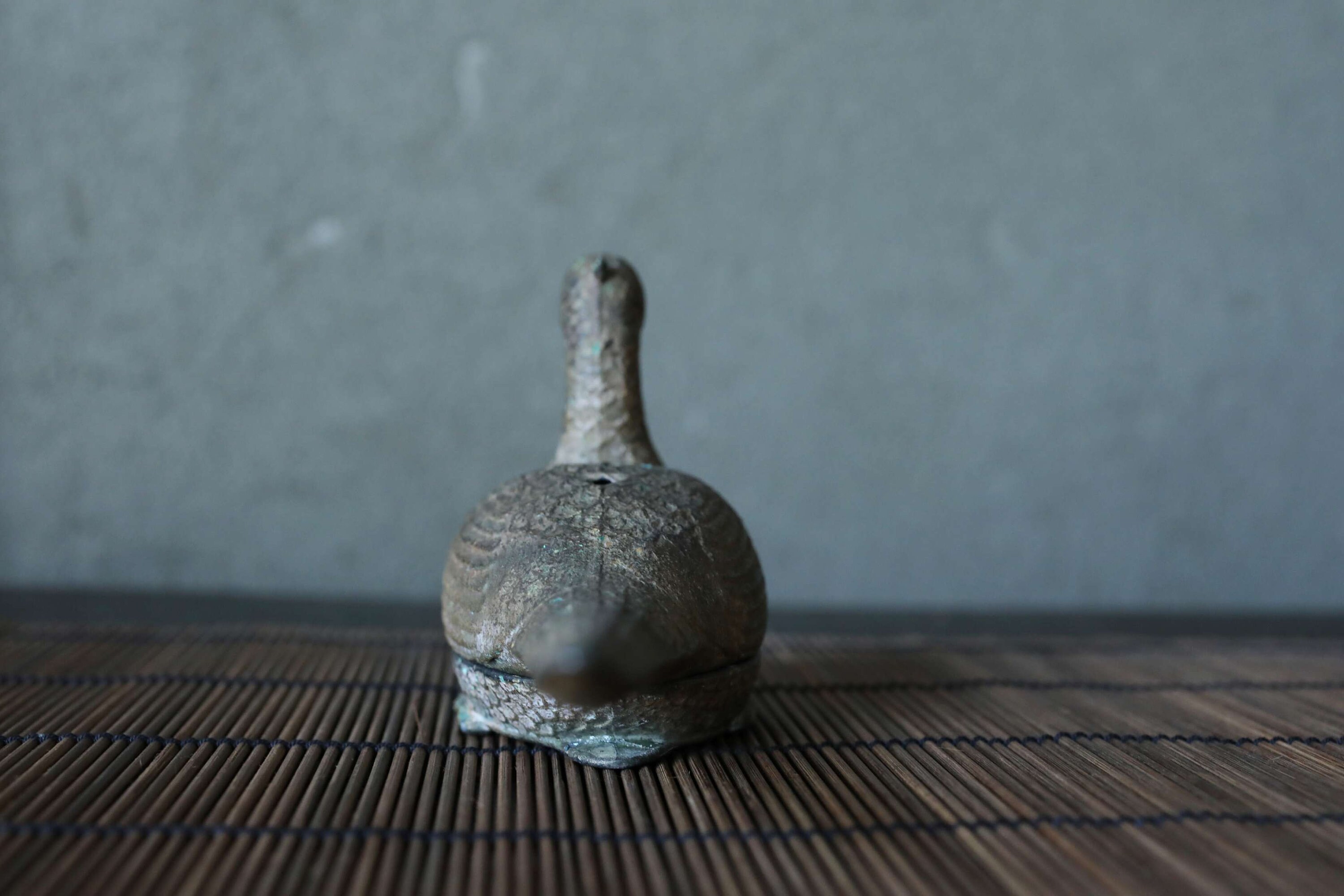 Japanese Vintage Metal Censer Shaped as a Pheasant, Birds