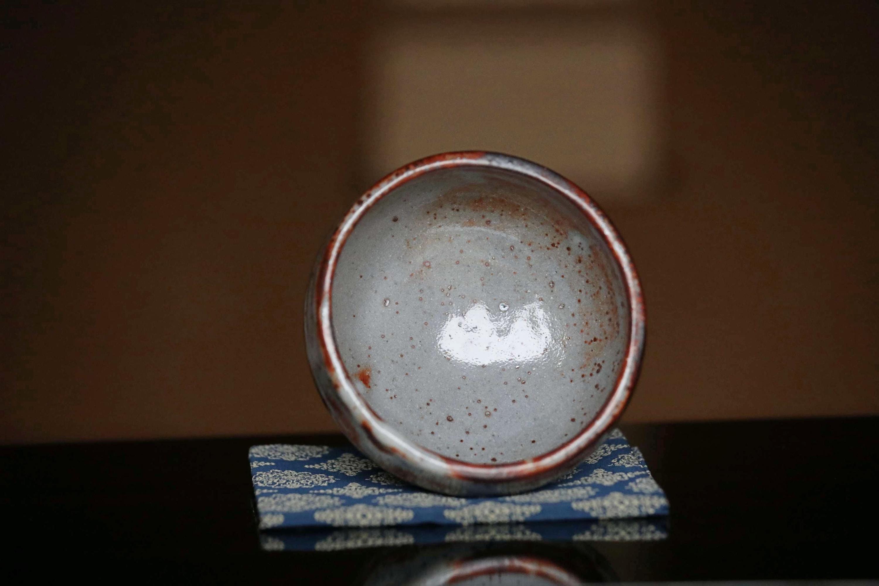 志野 - ヴィンテージ抹茶碗、日本の茶道用陶器、箱付き - Etsy 日本