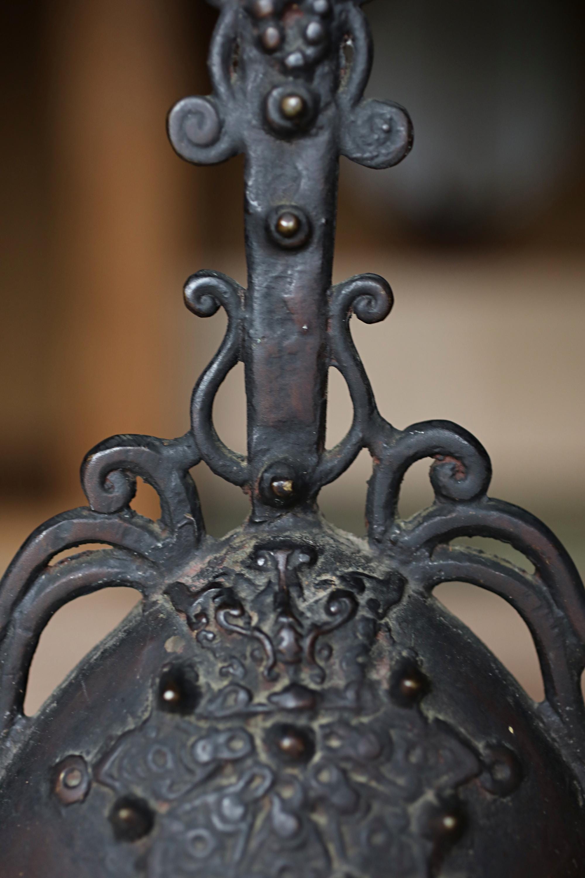 鐘 - アンティーク 日本製 青銅製 仏像 魔術師デザイン 茶道用 1800