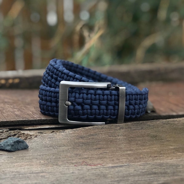 Navy Blue Paracord belt