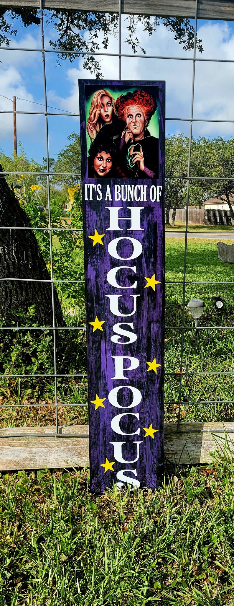 Sanderson Sisters Porch Leaner 4ft Sign Halloween Porch Sign Etsy